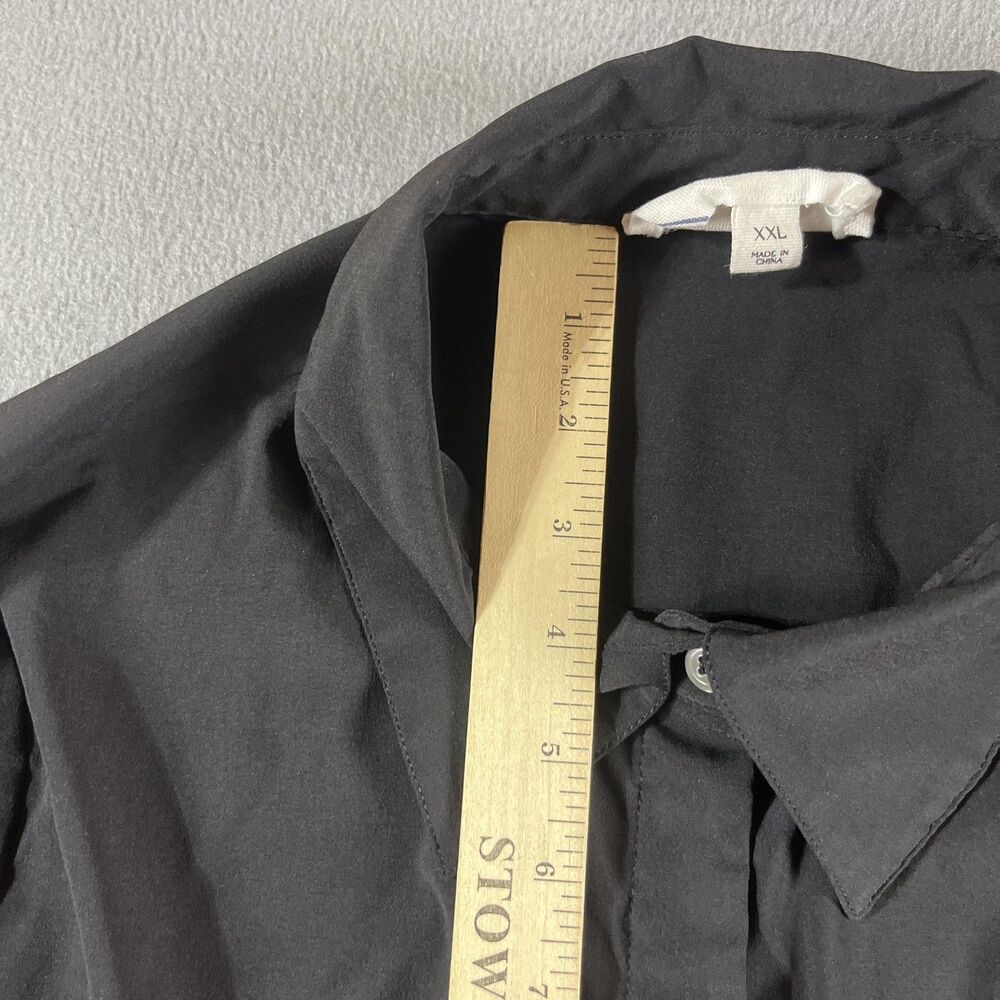 Tuckernut Pomander Place Black Alessia Top XXL Ruffle Balloon Sleeve - Picture 7 of 12